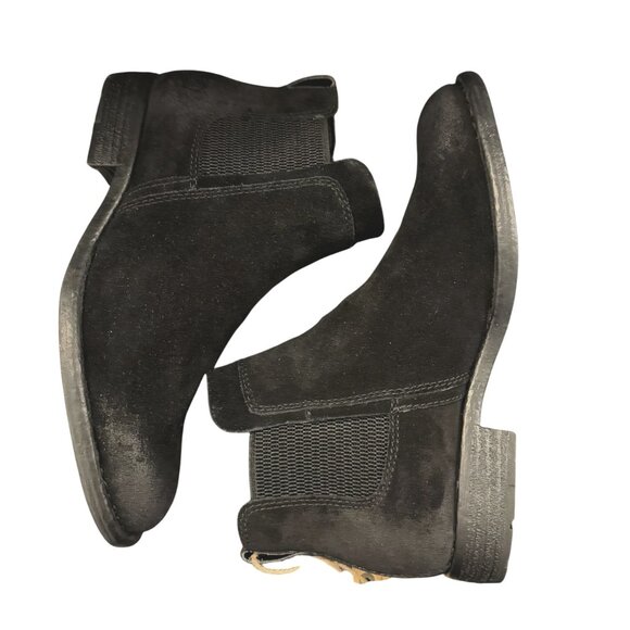 Born Laney Chelsea Boots Women's Black Suede Ankle, Size 6.5M NWOB - Picture 6 of 10